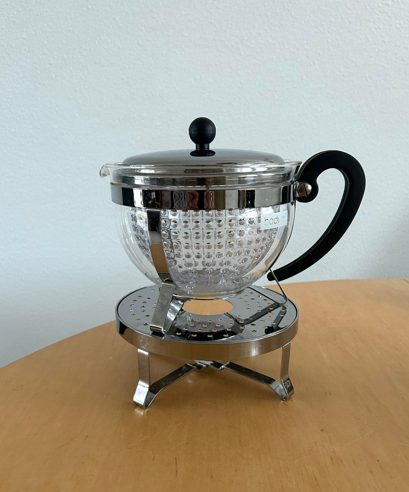 Bodum Chambord theepot en warmhouder, Huis en Inrichting, Ophalen of Verzenden, Zo goed als nieuw