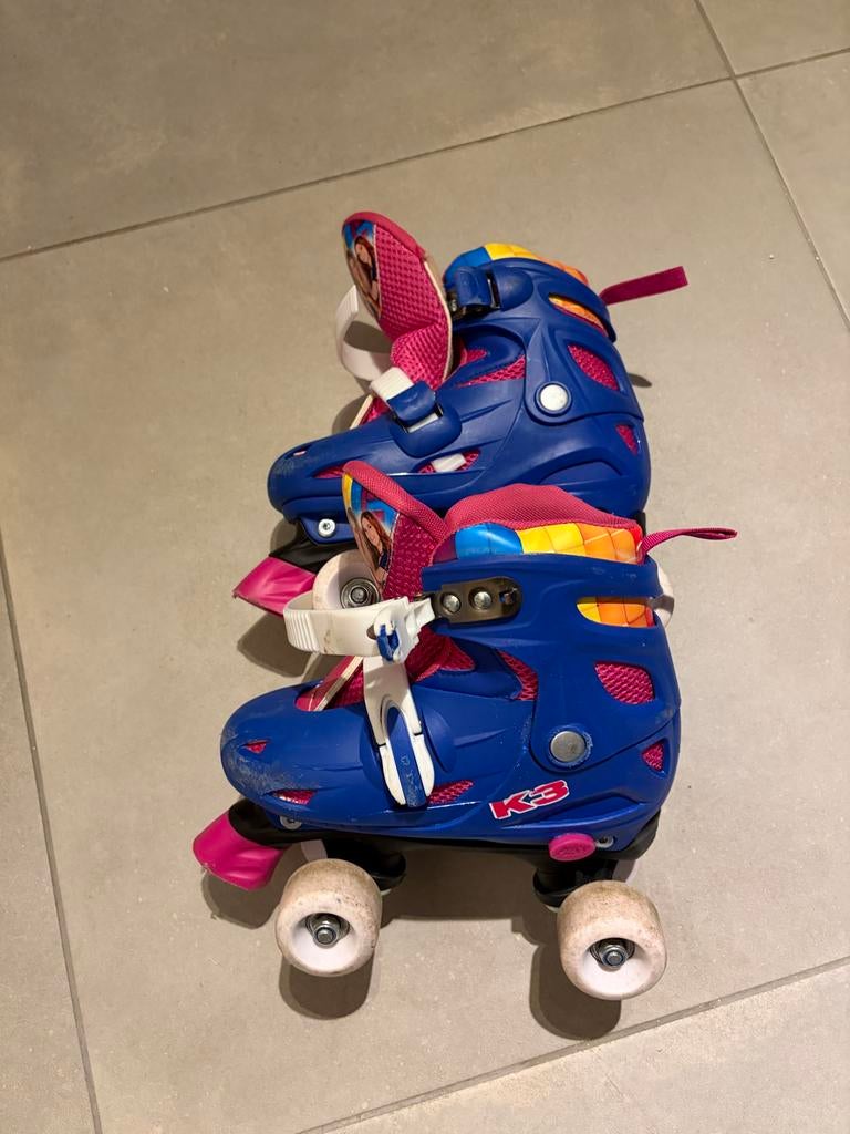 GRATIS; K3 rolschaatsen verstelbaar maat 34-37, Ophalen, Verstelbaar, Gebruikt, Kinderen