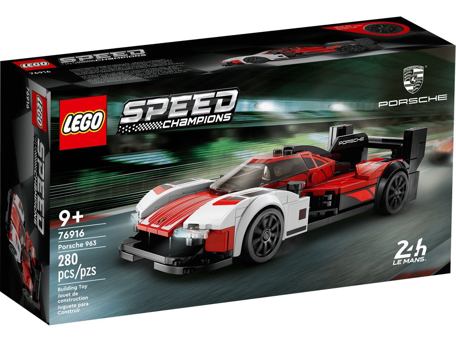 Lego 76916 Porsche 963 Speed Champions, Lego, Nieuw, Complete set, Ongeopend/sealed