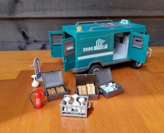 Playmobil Geldwagen met accessoires, Ophalen of Verzenden, Gebruikt
