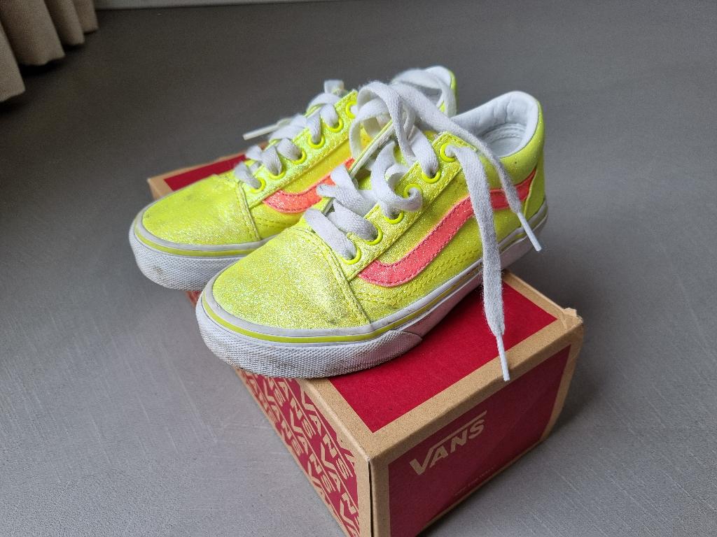 Vans geel glitter maat 30, Schoenen, Ophalen of Verzenden, Zo goed als nieuw, Vans