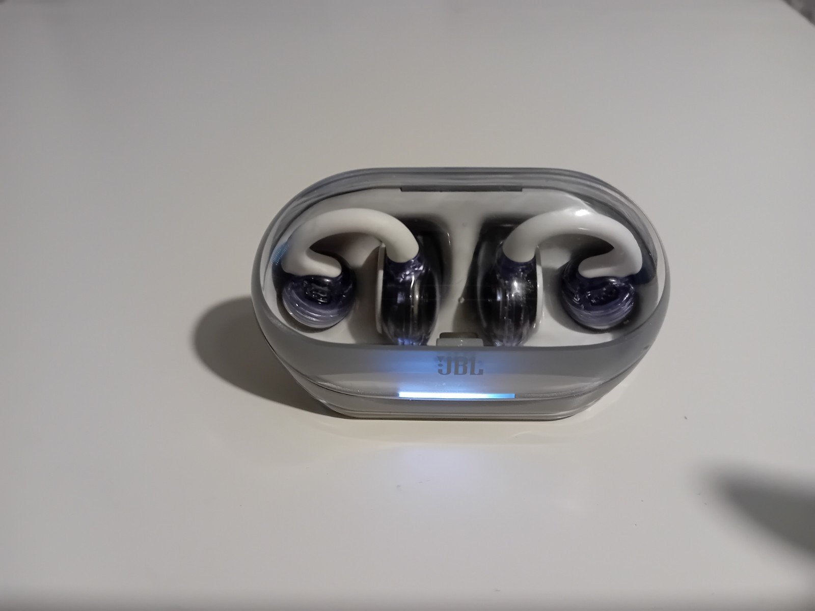 JBL Soundgear Clips (Ghost White) - Zo goed als nieuw, Ophalen of Verzenden