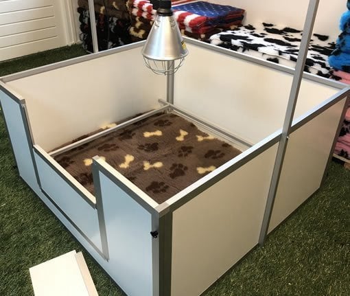 Demontabele werpkist 120 x120, Dieren en Toebehoren, Ophalen, Zo goed als nieuw, 110 cm of meer, Minder dan 65 cm
