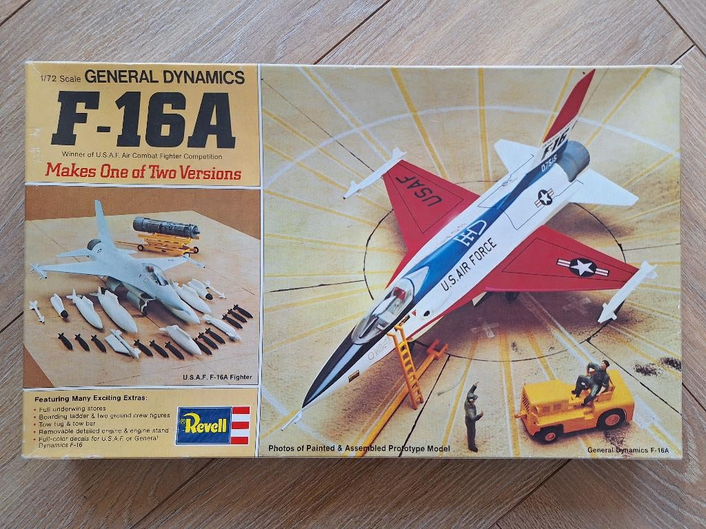 1:72 1/72 Revell General Dynamics F-16A 2, 1:72 tot 1:144, Revell, Ophalen of Verzenden, Zo goed als nieuw