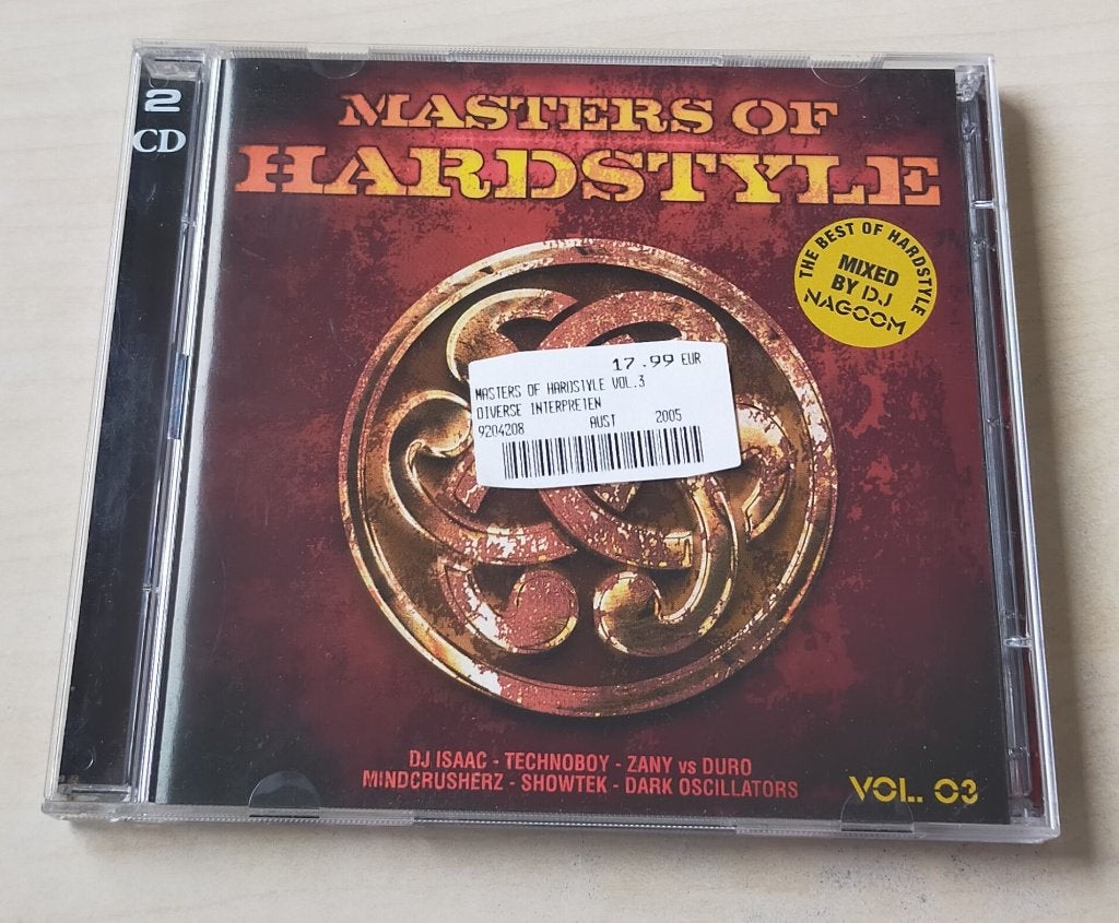 Masters of Hardstyle Vol 3 2CD DJ Nagoom