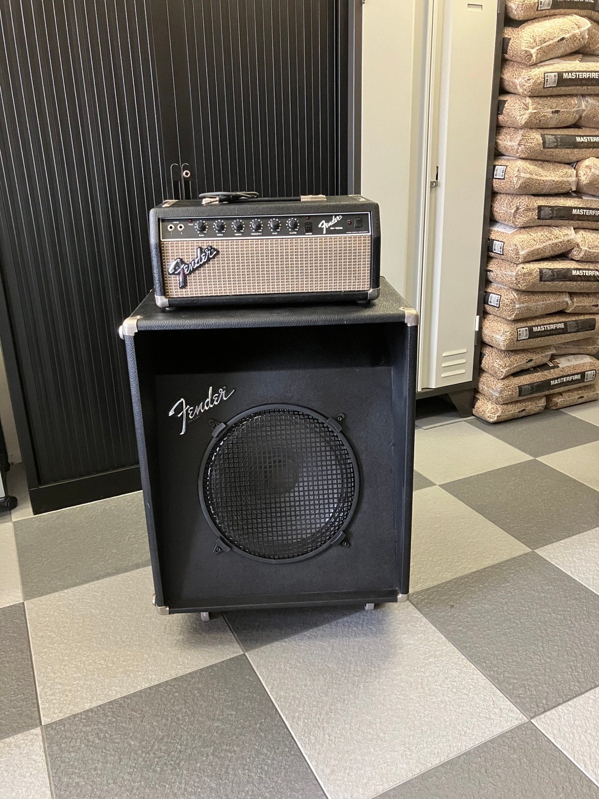 Fender Sidekick 100 bass versterker met Fender baskast, Muziek en Instrumenten, Ophalen, Gebruikt