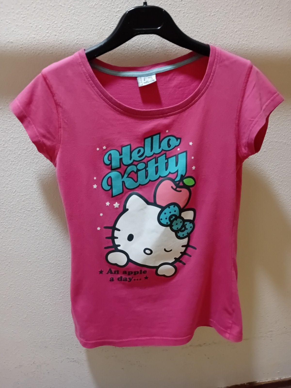Hello Kitty shirt korte mouw Maat 38, Kleding | Dames, T-shirts, Ophalen, Zo goed als nieuw, Korte mouw