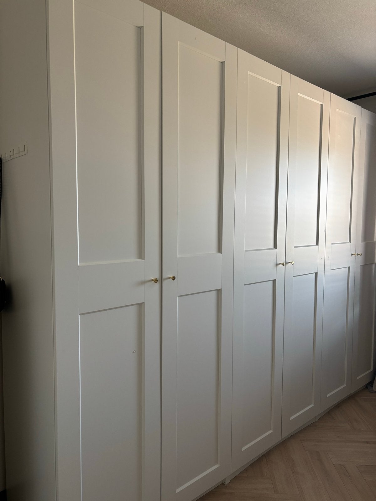 Ikea Pax kast wit 3 meter, Gebruikt, 200 cm of meer, Ophalen of Verzenden, Met deur(en)