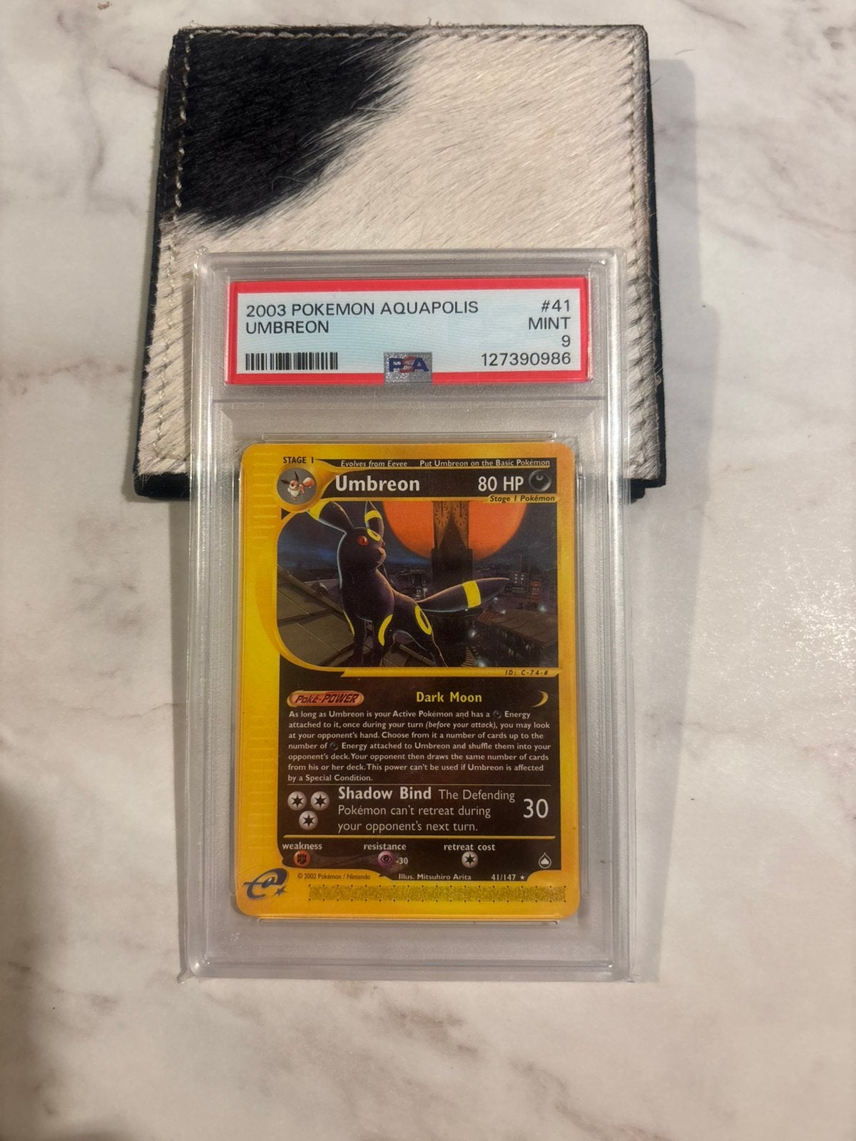 Umbreon 41/147, Hobby en Vrije tijd, Verzamelkaartspellen | Pokémon, Ophalen of Verzenden, Zo goed als nieuw, Meerdere kaarten