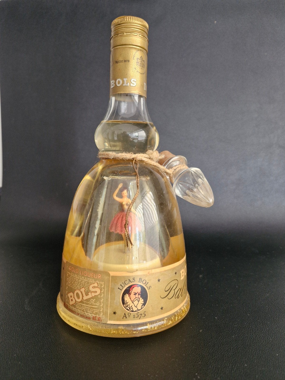 Vintage Bols Ballerina Muziekdoos Likeurfles, Ophalen of Verzenden