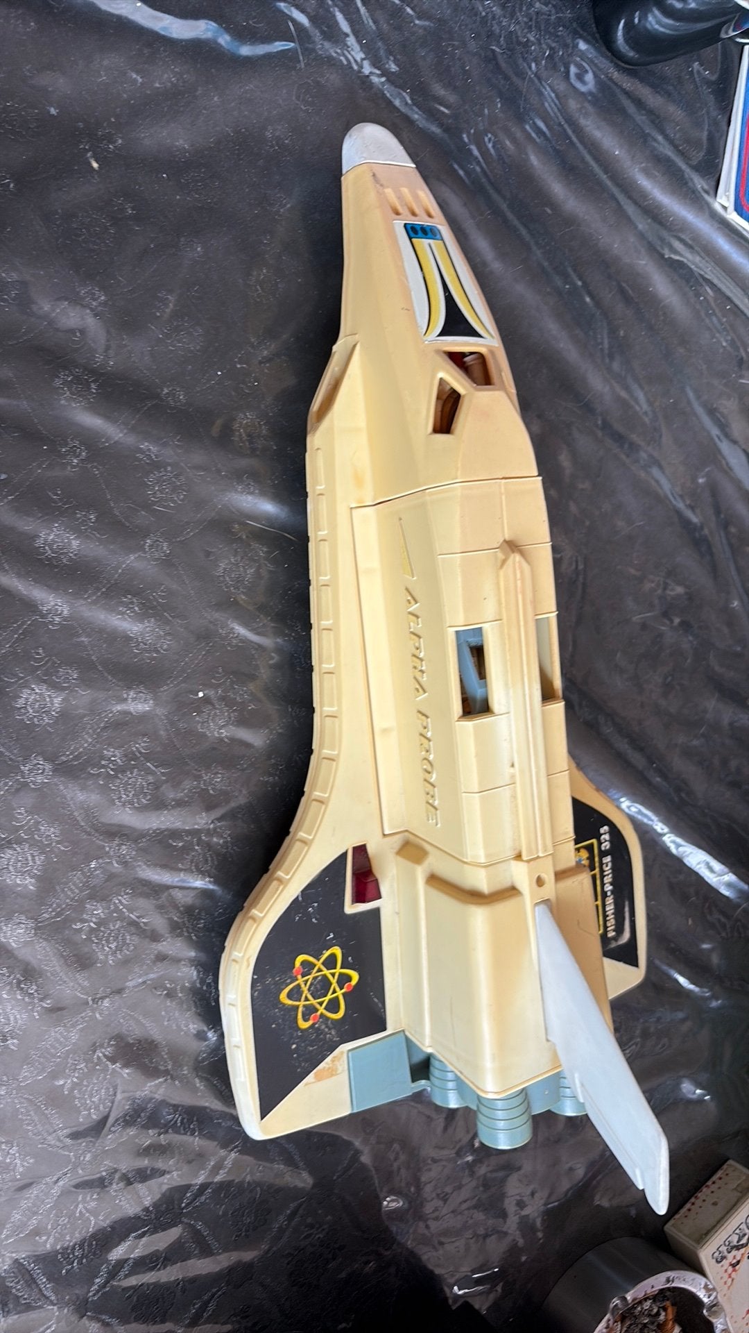 Fisher Price Alpha Probe Spaceshuttle met poppetjes, Ophalen of Verzenden, Gebruikt, Auto of Voertuig
