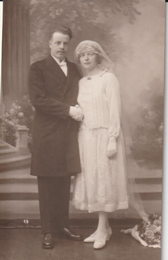 fotokaar    -    koppel, Verzenden, Voor 1940, Zo goed als nieuw