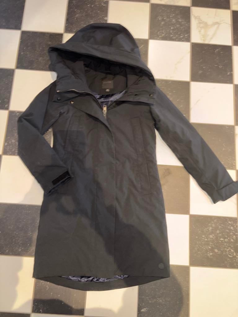 Elvine winterjas Eline dark navy xs, Ophalen of Verzenden, Zo goed als nieuw, Maat 34 (XS) of kleiner, Blauw