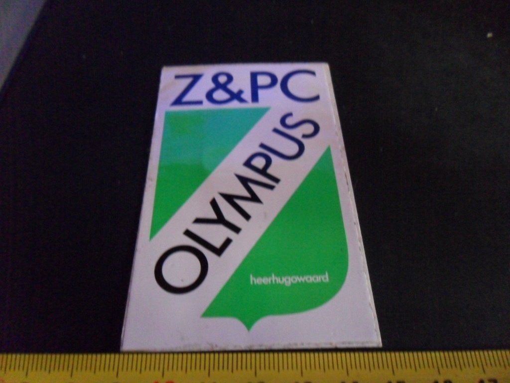 sticker Heerhugowaard Z&PC OLYMPUS, Ophalen, Zo goed als nieuw