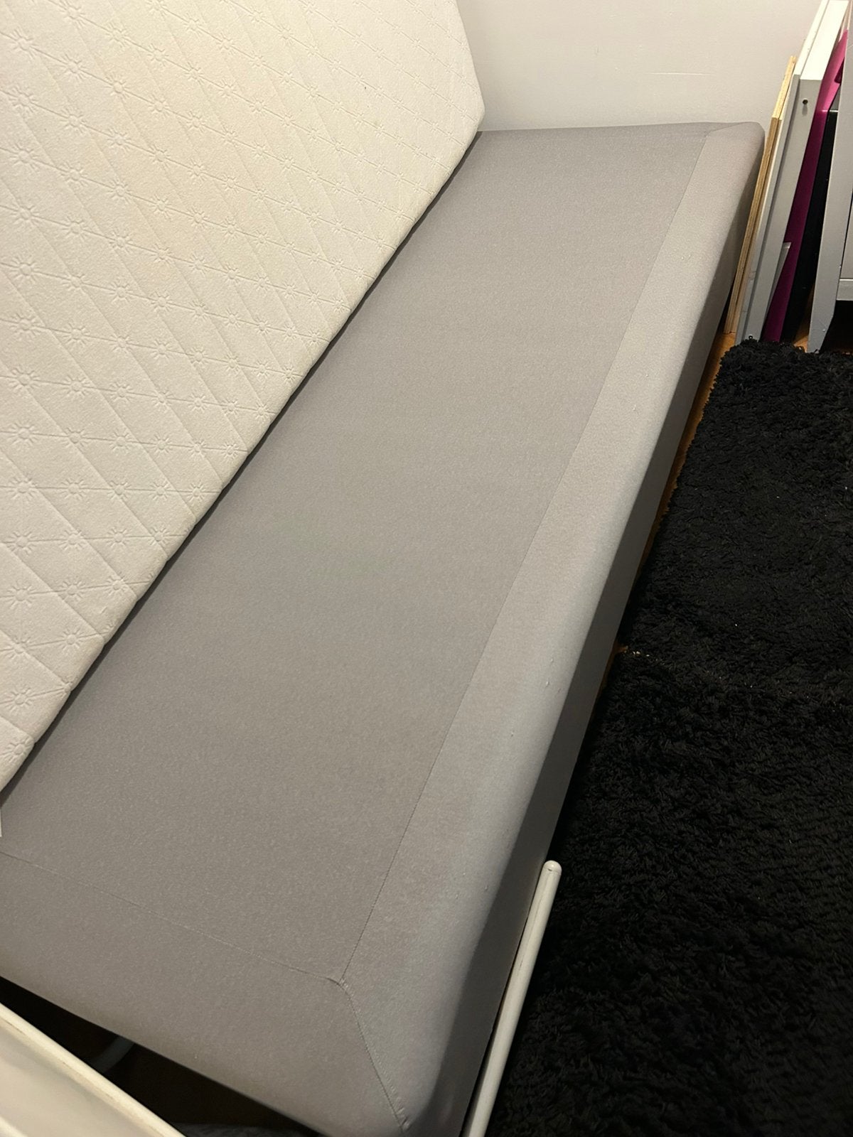 Boxspring ikea helemaal compleet, Ophalen, 90 cm, Eenpersoons, Zo goed als nieuw