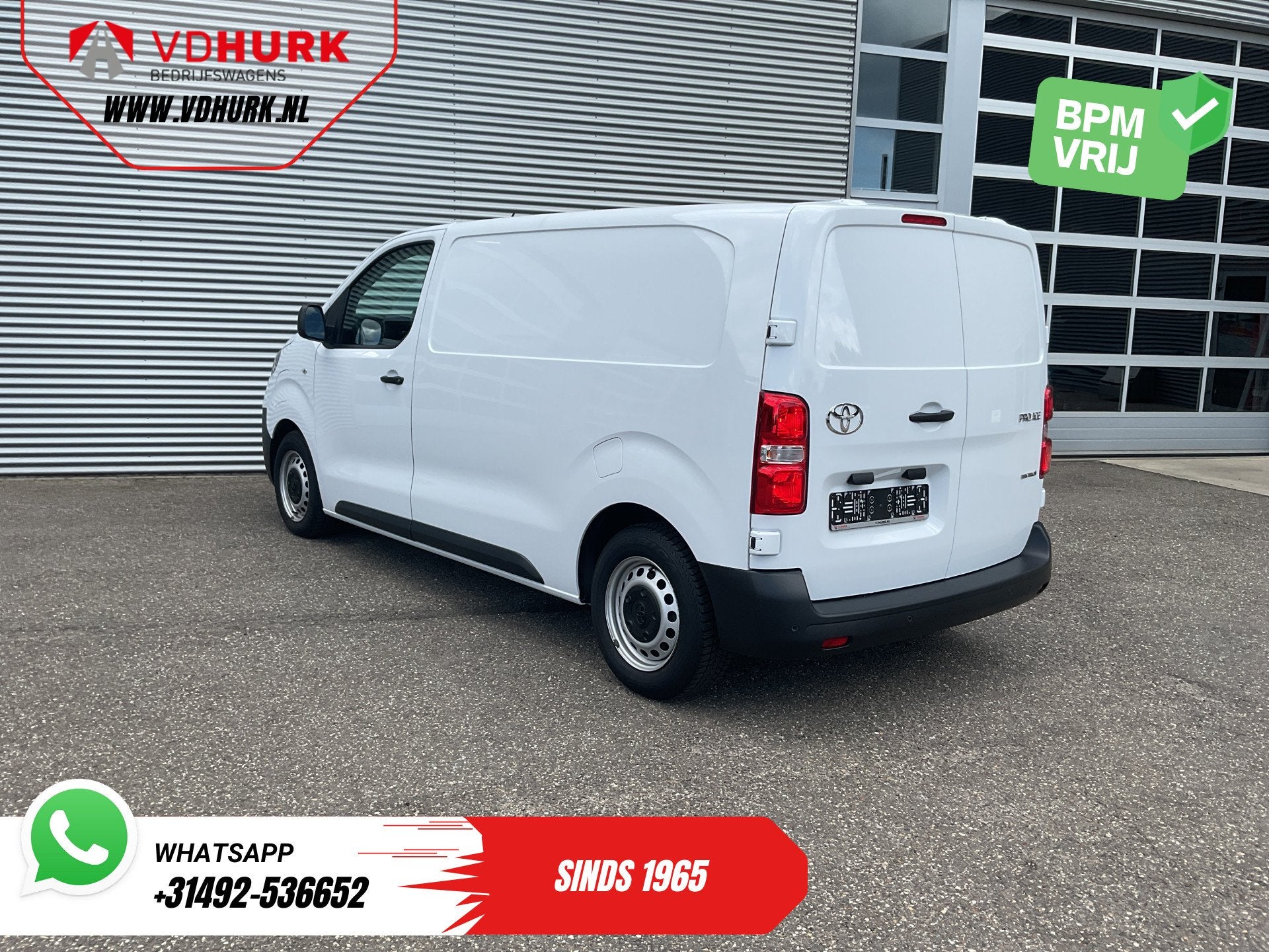 Toyota PROACE Electric Worker 75 kWh 350 km WLTP Snellader/, Stof, Wit, Origineel Nederlands, Toyota