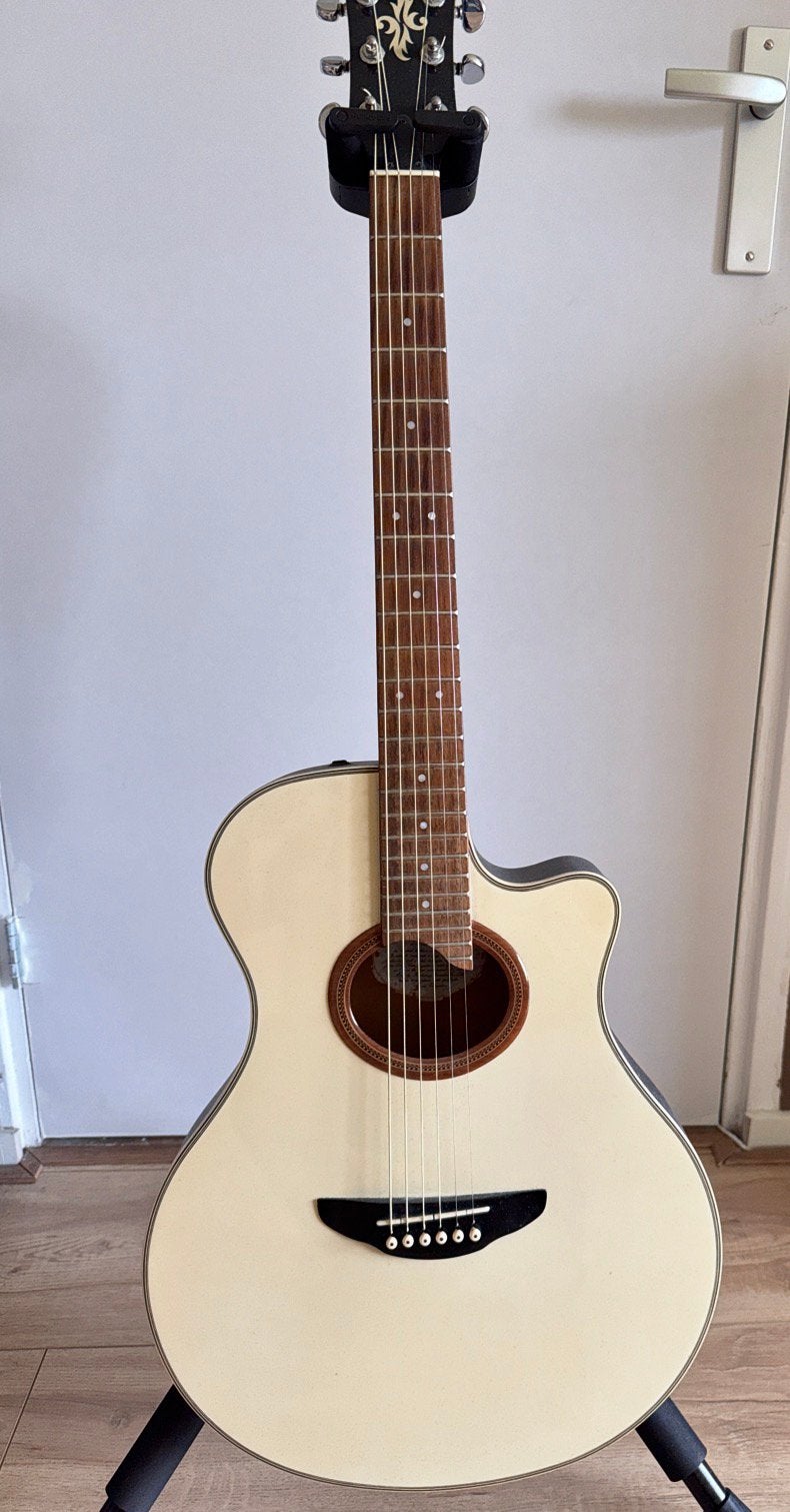 Yamaha APX-6, Ophalen of Verzenden, Zo goed als nieuw, Klassieke of Spaanse gitaar
