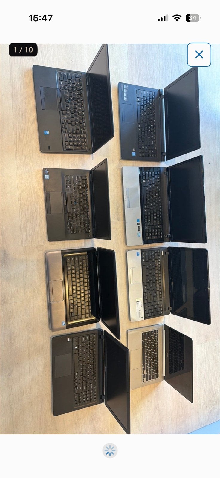 Partij 8 Laptops (zonder laders), Computers en Software, Windows Laptops, 15 inch, Ophalen of Verzenden, Zo goed als nieuw, SSD