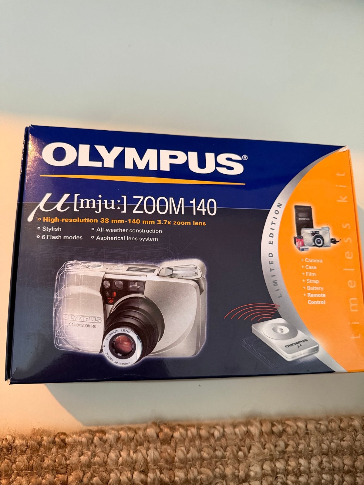 Olympus µ[mju:] ZOOM 140 Compact Camera - Nieuw in doos, Ophalen of Verzenden, Nieuw, Compact, Olympus