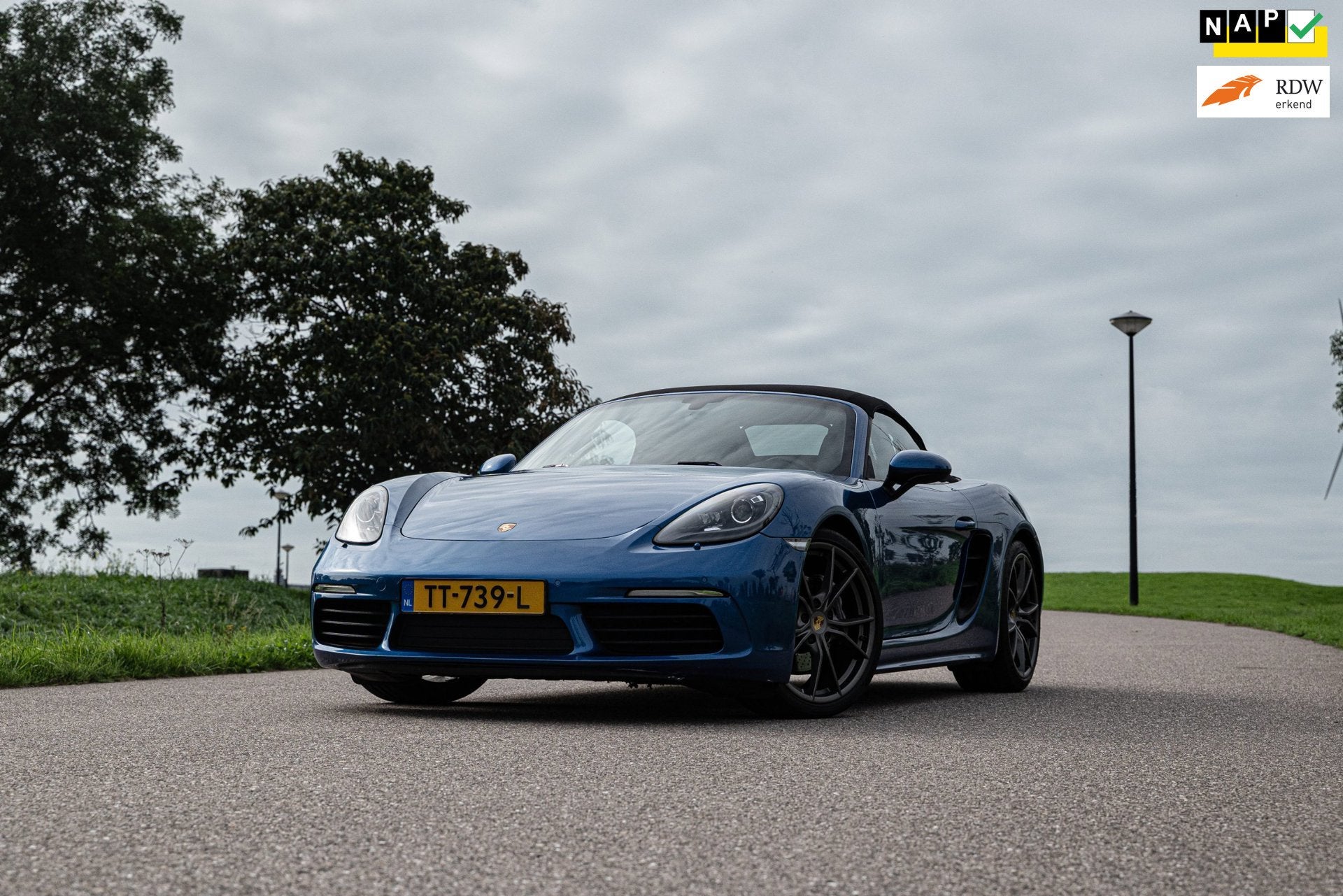 Porsche 718 Boxster 2.0 299PK - SPORTUITLAAT - SPORTCHRONO -, Auto's, Automaat, Achterwielaandrijving, Gebruikt, 4 cilinders