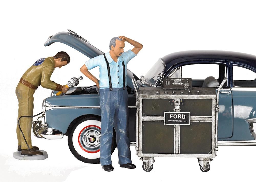 1:18 Ford service Diorama set NIEUW!, Overige merken, ., Overige typen, Nieuw