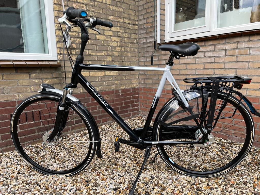 Zo goed als nieuwe Gazelle Eclipse Comfort herenfiets 61cm, Fietsen en Brommers, Fietsen | Heren | Herenfietsen, Versnellingen