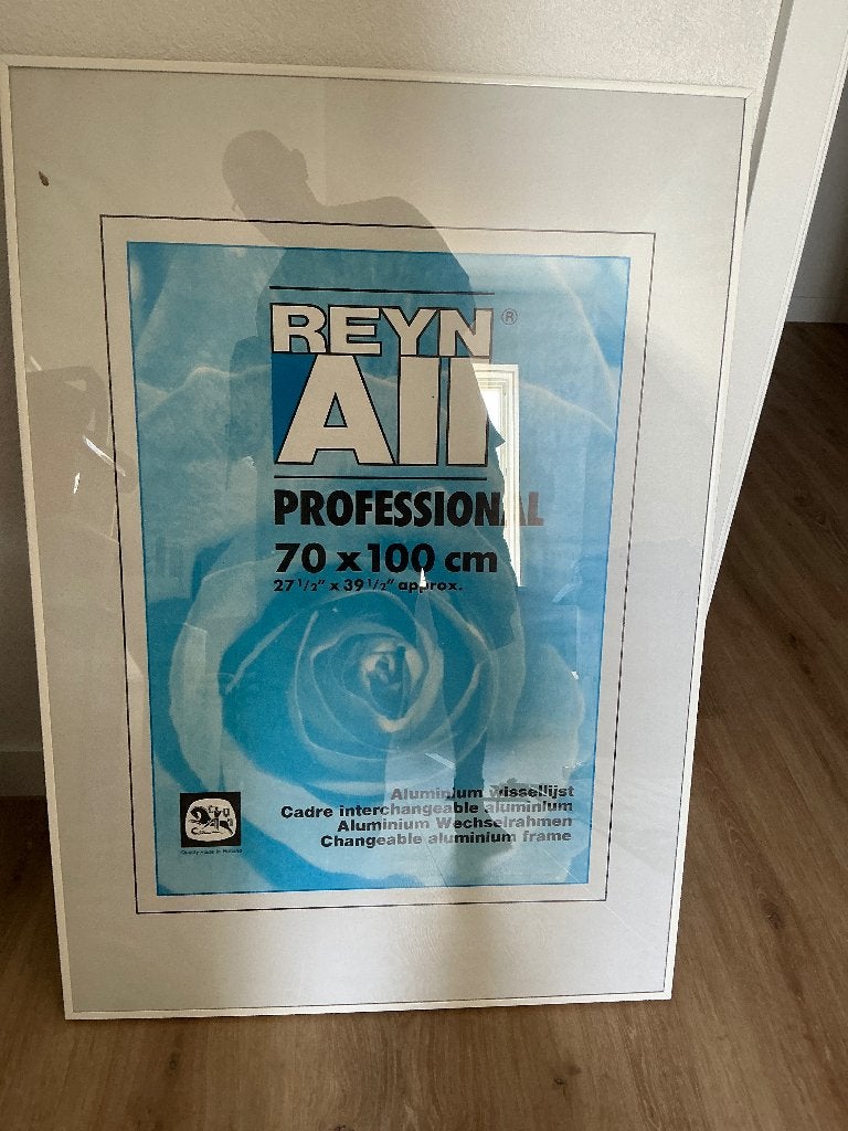 Reyn all professional 70 x 100 lijst wit, Ophalen, Overige typen, Hangend, Zo goed als nieuw
