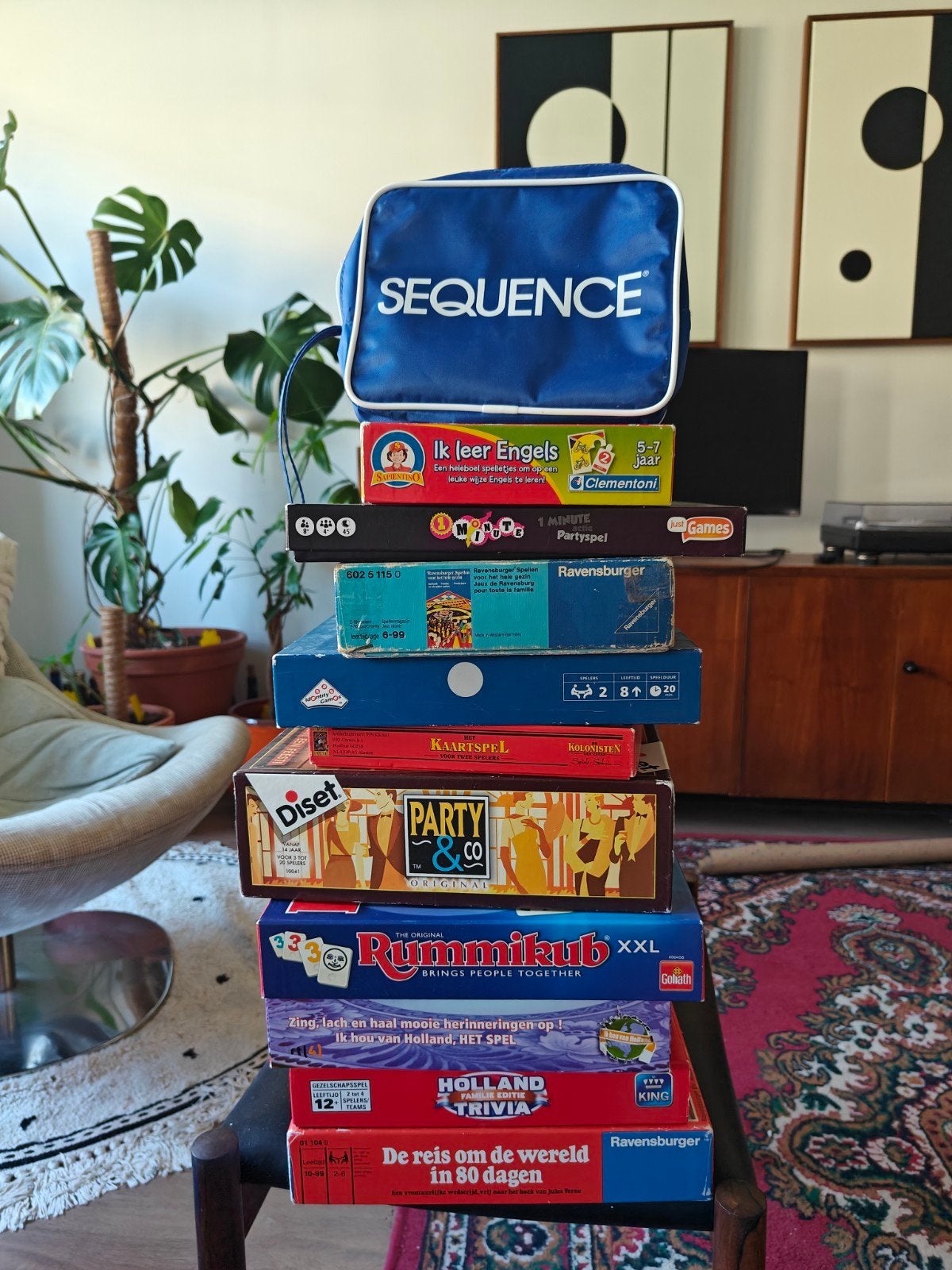 Bordspellen in één koop, Ophalen, Gebruikt
