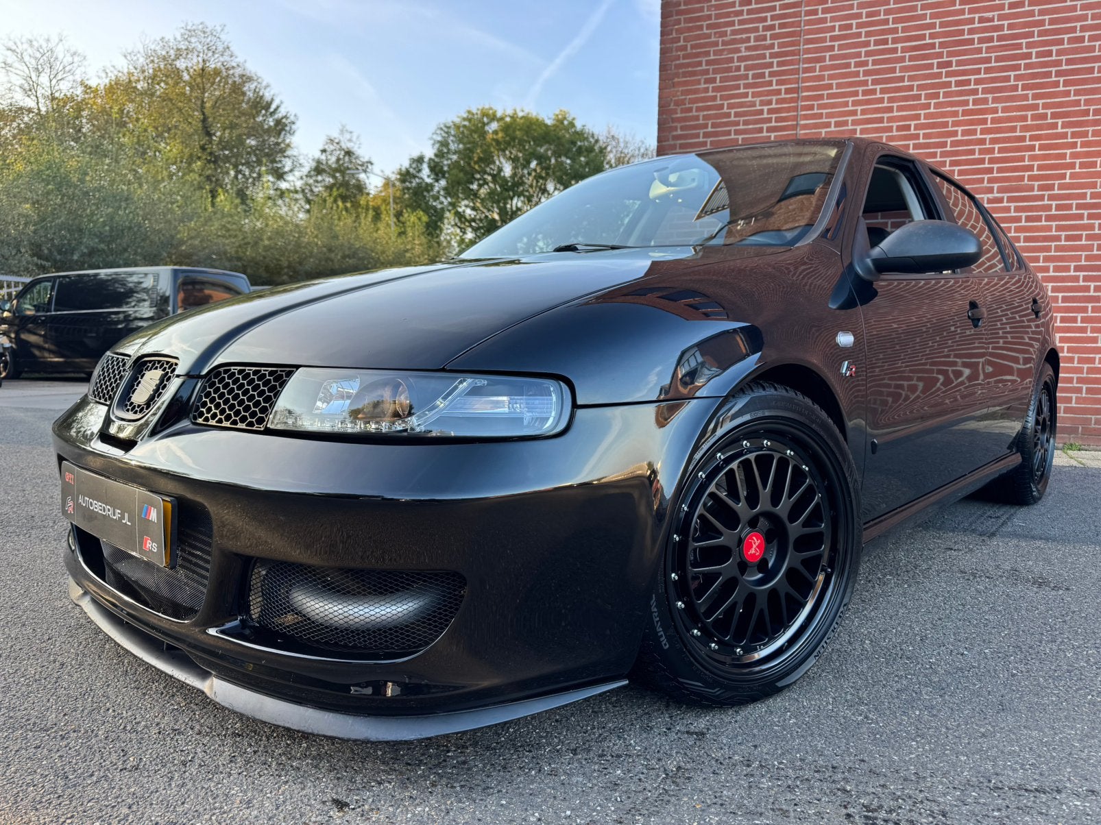 Seat Leon 1.8 20VT FR Topsport 300+ PK/ LEER/ 18"/ Uniek !, Auto's, Voorwielaandrijving, Dealer onderhouden, Zwart, 4 cilinders