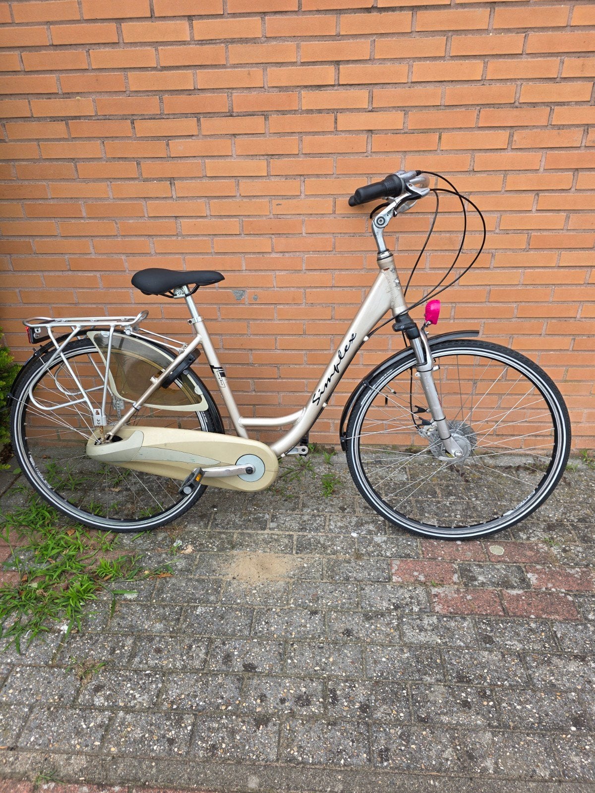 Simplex dames fiets met 7 versnellingen Rollerbrakes LED, 47 tot 50 cm, Ophalen, Overige merken, Versnellingen