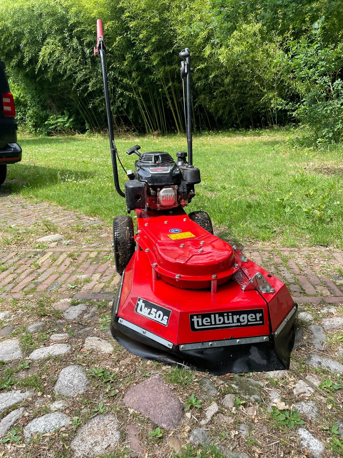 Tielbürger onkruidmachine, Tuin en Terras, Veegmachines, Ophalen, Zo goed als nieuw