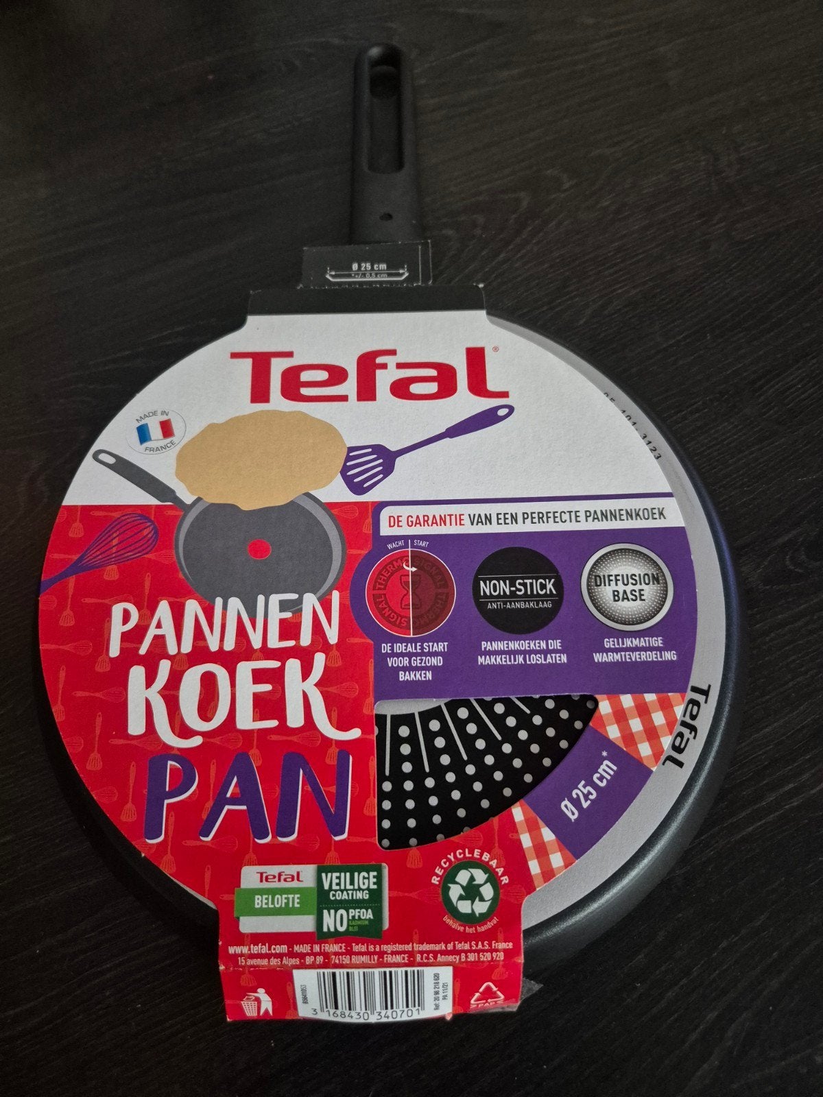 Tefal Pannekoek pan, Ophalen of Verzenden, Nieuw