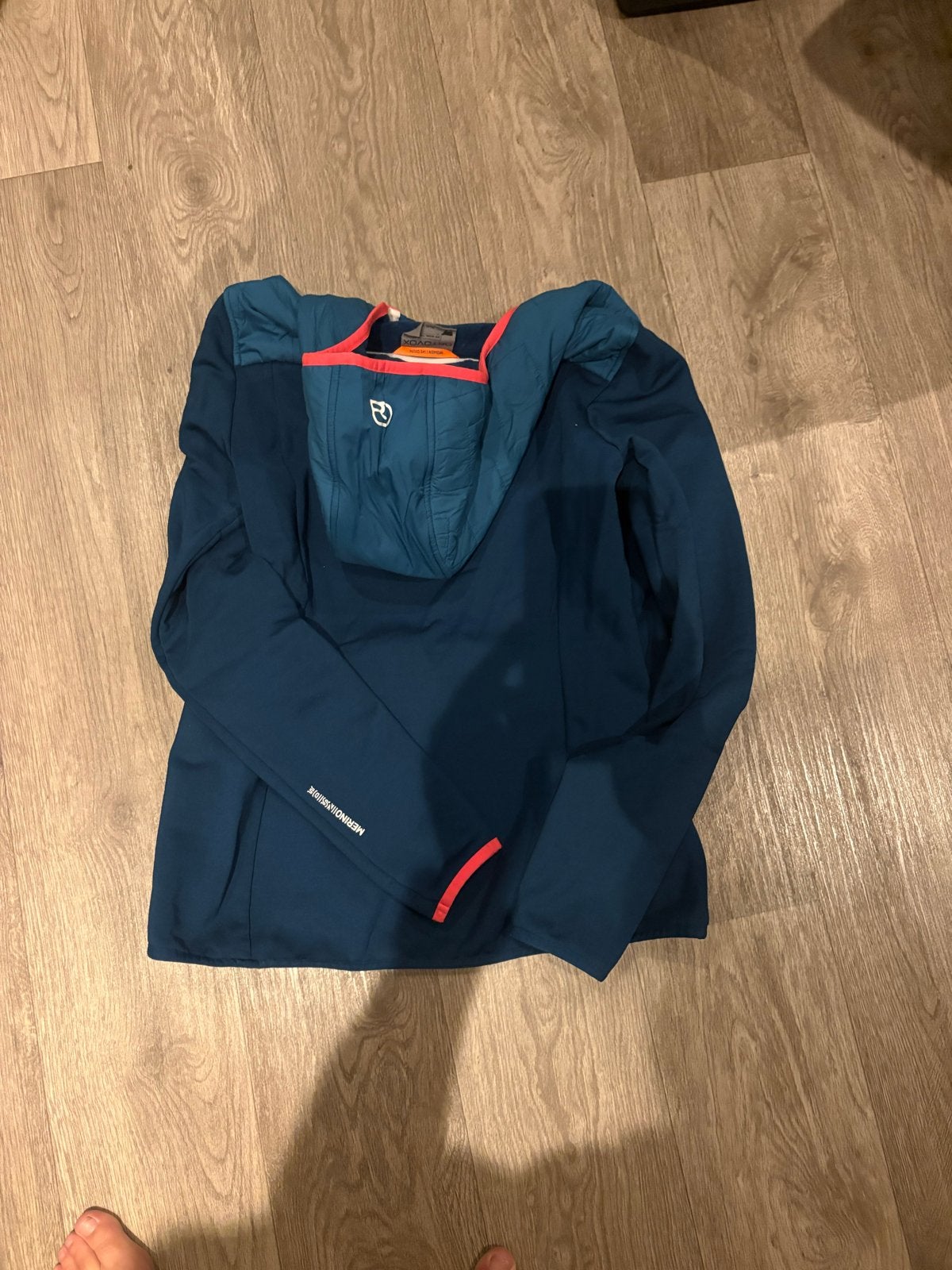 Ortovox Fleece Light Hoody Dames Maat S, Ophalen of Verzenden, Zo goed als nieuw, Maat 36 (S), Blauw