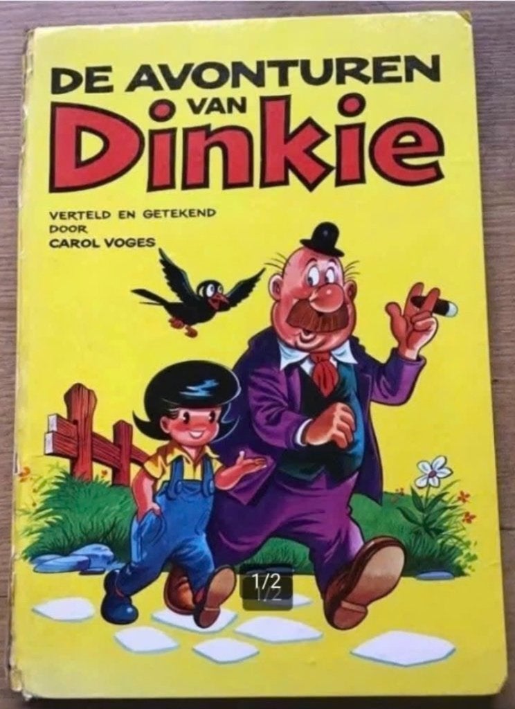 De avonturen van Dinkie door Carol Voges uit 1967, Eén stripboek, Ophalen of Verzenden, Gelezen
