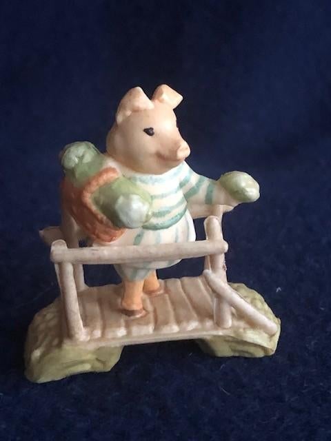 Beatrix Potter Mini Beeldje Varken Pig Robinson, Toriart, Verzamelen, Beelden en Beeldjes, Ophalen of Verzenden, Zo goed als nieuw