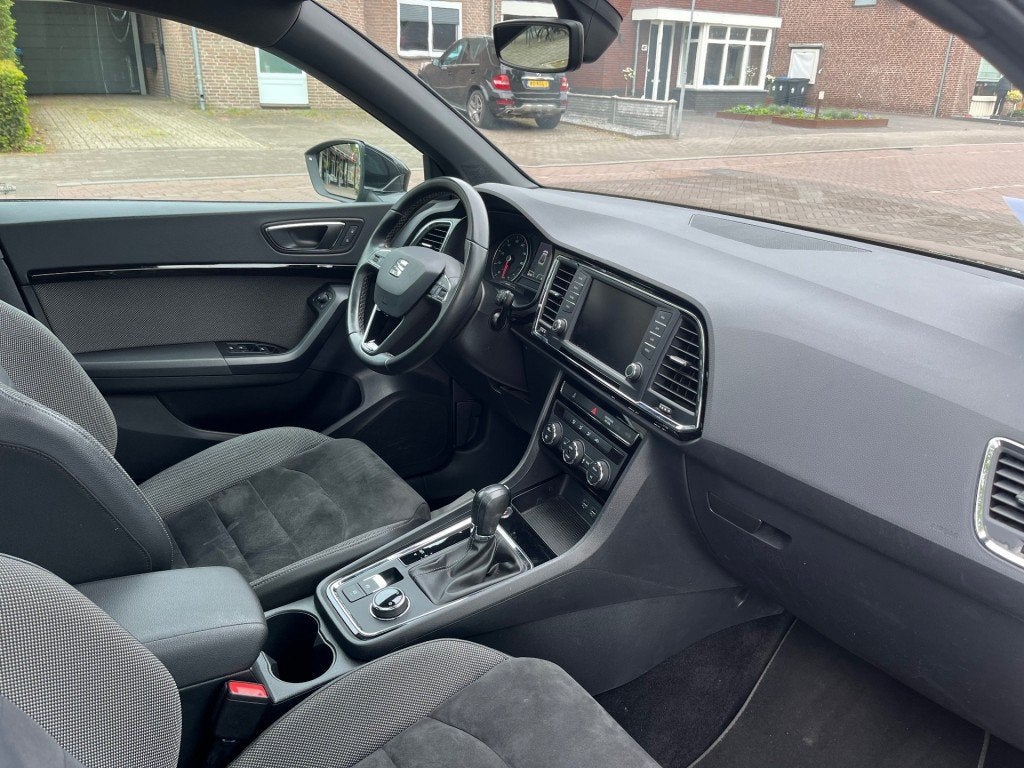 Seat ATECA 1.4 ECOTSI XCELLENCE AUTOMAAT 150PK / SCHUIFDAK /, Auto's, Seat, Gebruikt, 4 cilinders, 150 pk, Zwart