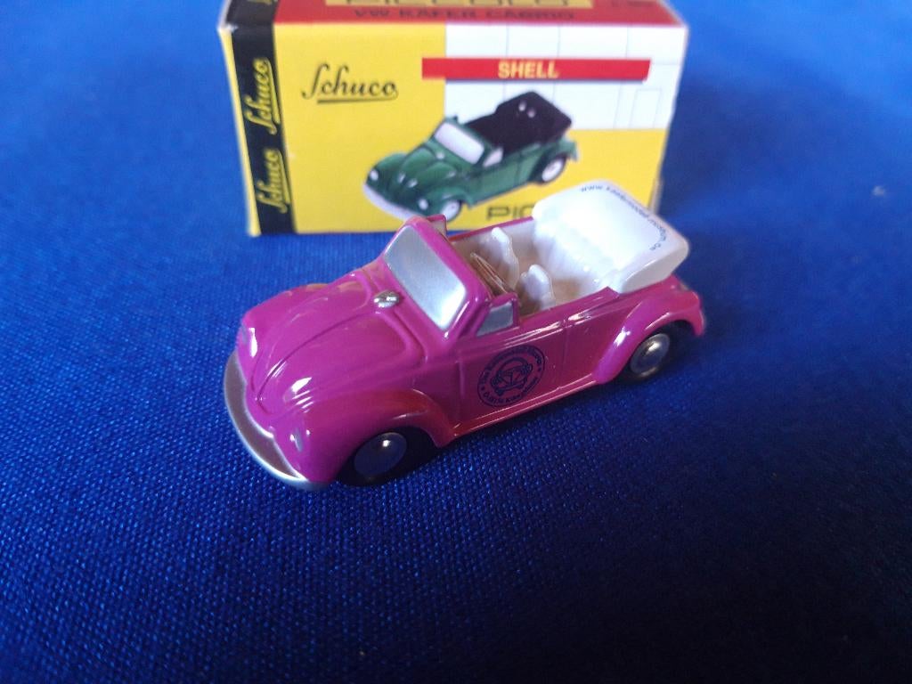 VW Kever Cabriolet rose 1:87 Schuco Piccolo - NIEUW, Ophalen of Verzenden, Zo goed als nieuw, Auto, Schuco