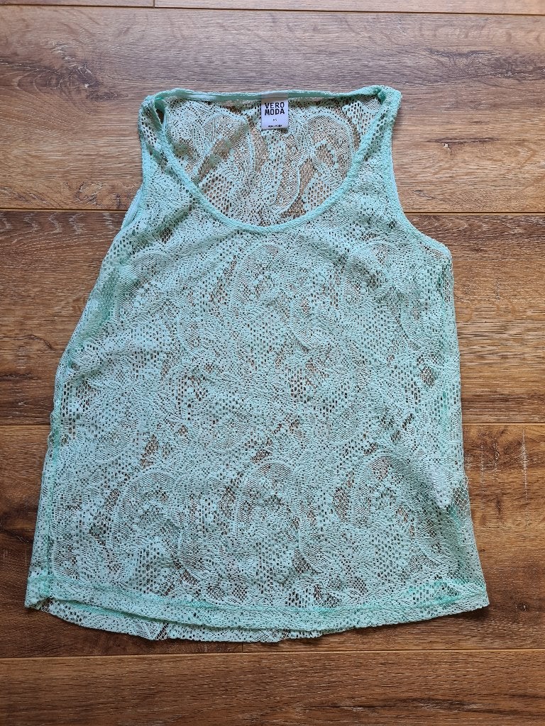Nieuwe groene top van Vero Moda maat XS, Vero Moda, Nieuw, Ophalen of Verzenden, Zonder mouw