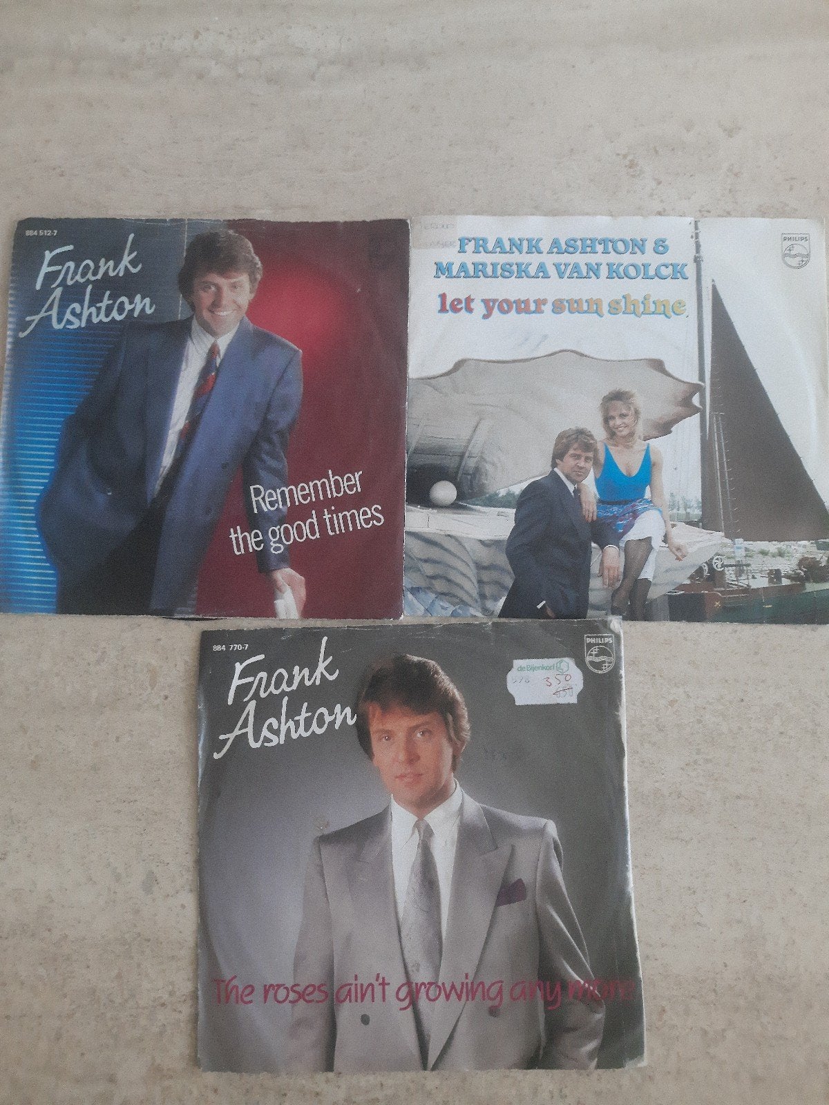 3x vinyl singel van Frank Ashton, Ophalen of Verzenden, Zo goed als nieuw, Overige formaten