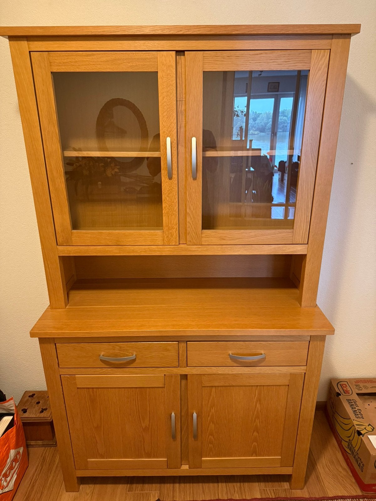 Eiken dressoir kast buffet, Ophalen, Gebruikt, 25 tot 50 cm, Minder dan 100 cm