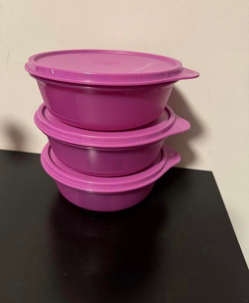 Tupperware 600 ml nieuw (3), Ophalen of Verzenden, Nieuw, Paars, Bak of Kom