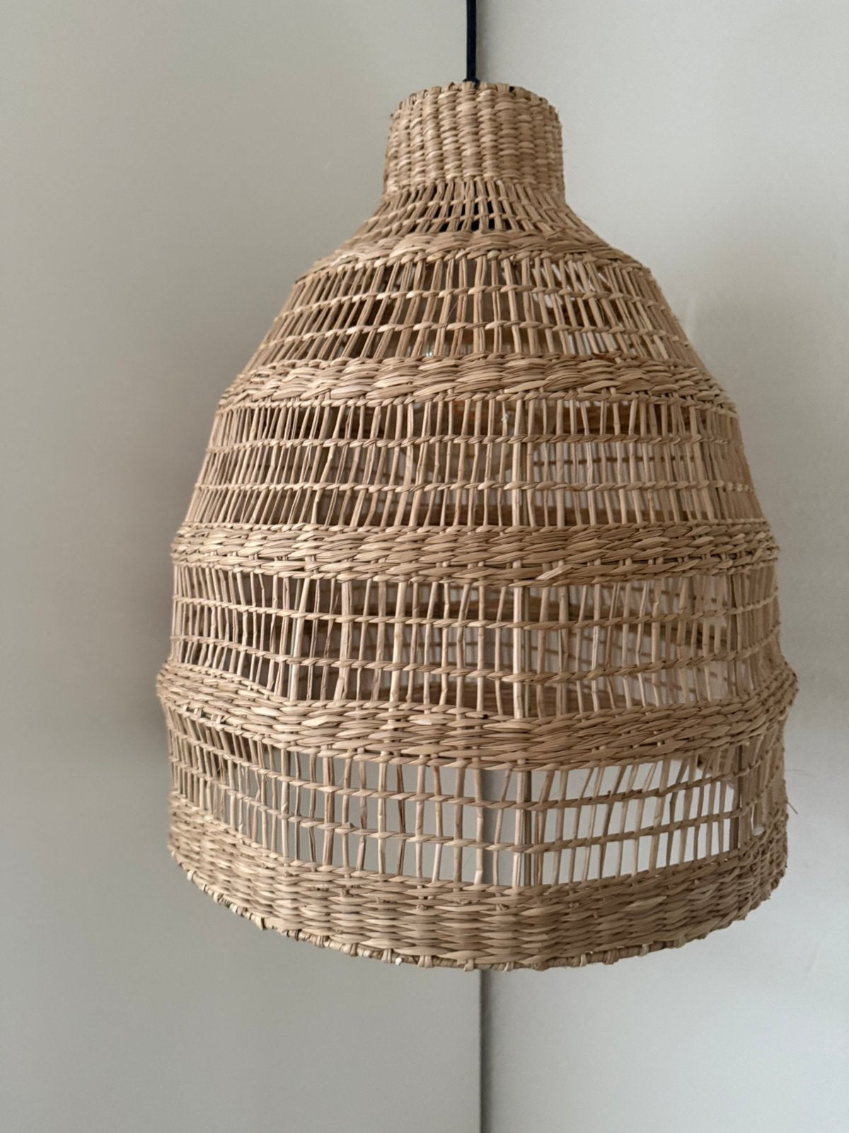 Rieten hanglamp, Huis en Inrichting, Ophalen, Nieuw, Natuurlijk materiaal
