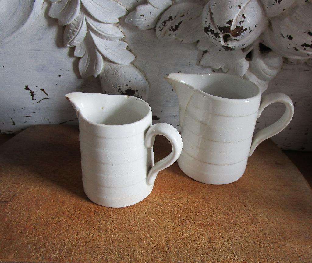 Set banden roomkannetjes, Antiek en Kunst, Ophalen of Verzenden