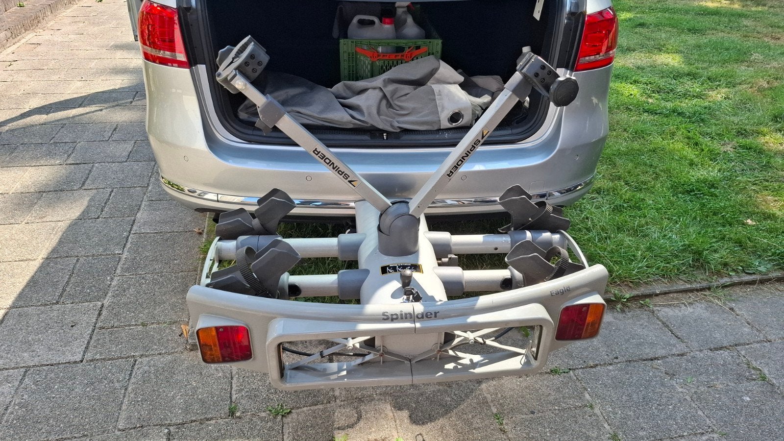 Spinder Eagle Trekhaakdrager voor 2 fietsen, Auto diversen, Ophalen, Gebruikt, 2 fietsen, Trekhaakdrager