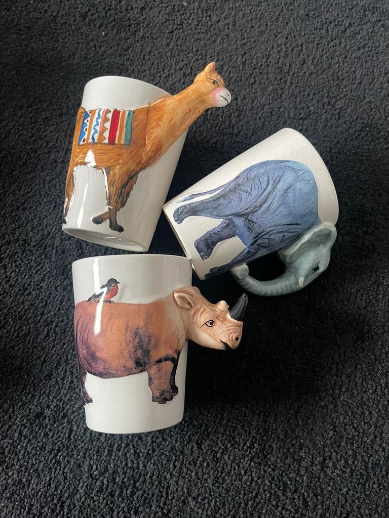 Dieren bekers action, Ophalen, Zo goed als nieuw, Overige stijlen, Kop(pen) en/of Schotel(s)
