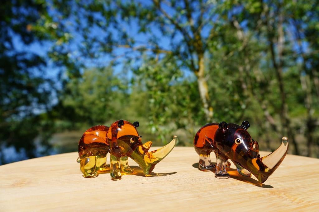 Loranto mond geblazen neushoorn - nu met -50%!, Ophalen of Verzenden, Nieuw, Dier