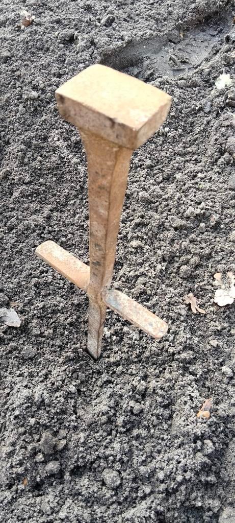 Veld aambeeld haarijzer antiek smeedwerk, Ophalen of Verzenden