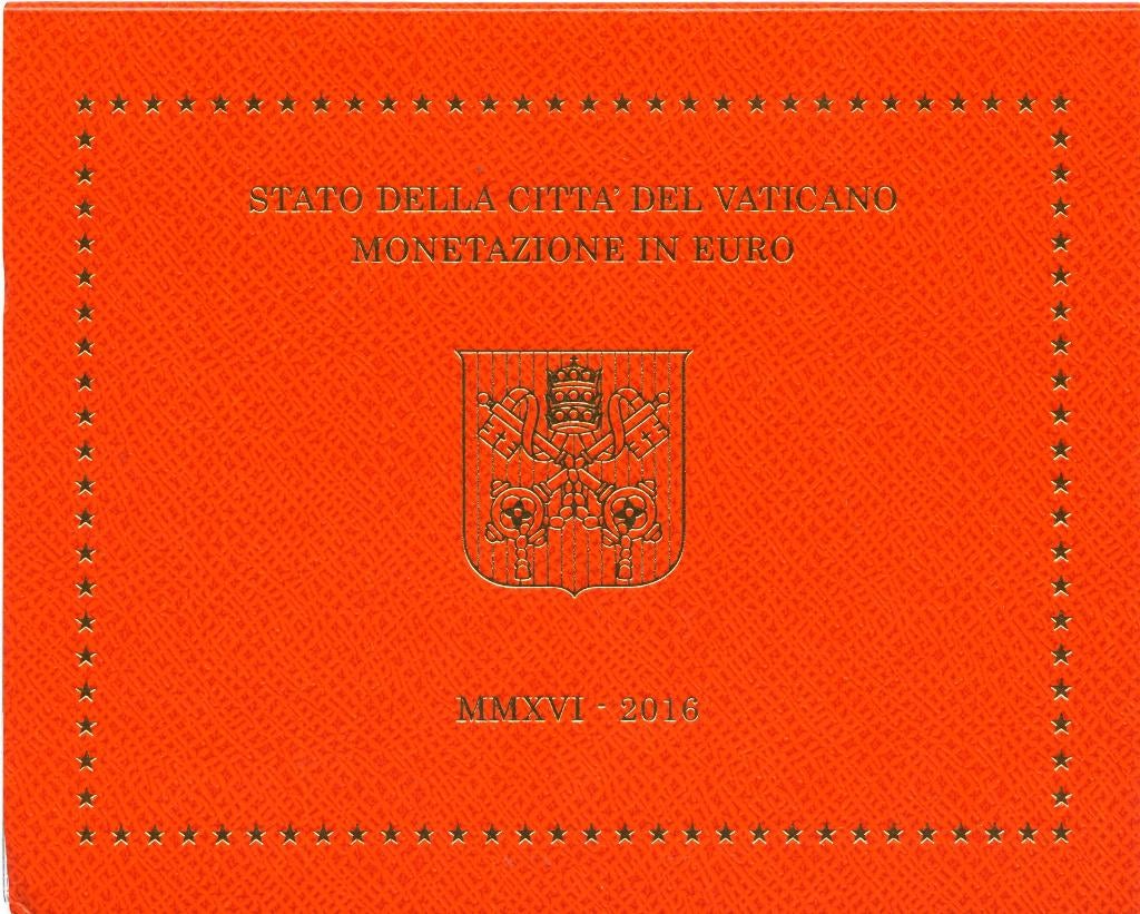 BU set Vaticaan 2016 Blister - 1 cent t/m 2 euro, Verzenden, Vaticaanstad, Overige waardes, Setje