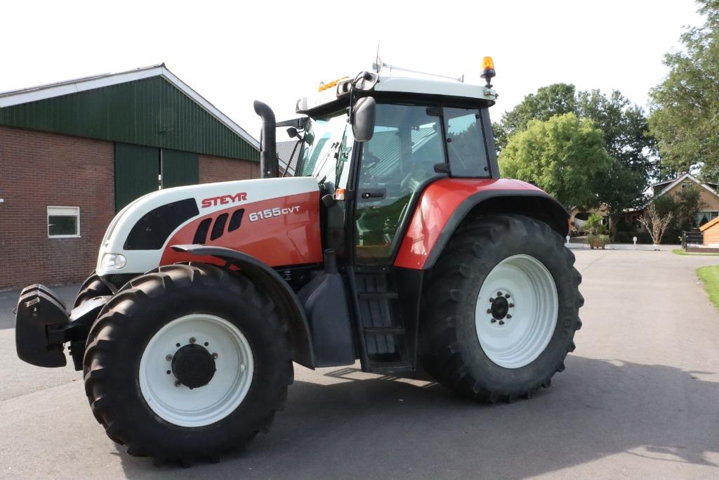 Steyr 6155 CVT (2002), Zakelijke goederen, Agrarisch | Tractoren, Ophalen, Gebruikt, Meer dan 10000, Steyr