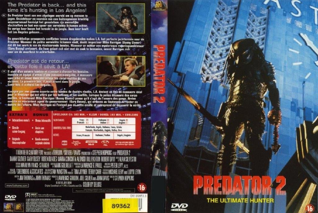 Predator 2, Vanaf 16 jaar, Ophalen of Verzenden, Zo goed als nieuw, Actie